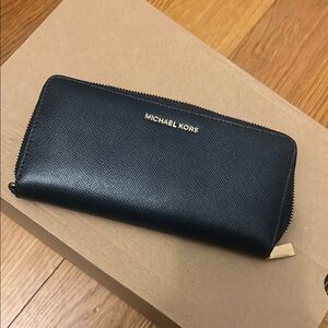 Michael Kors Navy Blue Wallet